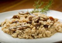 Pavé de Veau au sautoir, Risotto champignons